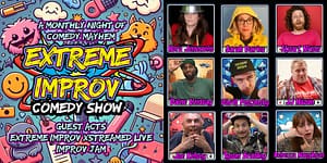 Extreme Improv Cast Announced For December at the Camden Comedy Club