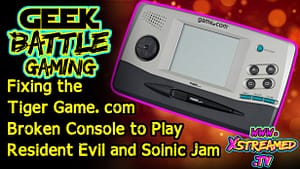 Fixing the Tiger Game.com 90s Handheld Console to play Resident Evil 2 and Sonic Jam
