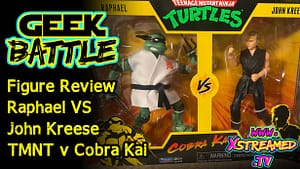 Teenage Mutant Ninja Turtles vs Cobra Kai Raphael vs John Kreese Action Figure Review
