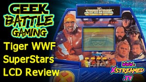 Tiger WWF SuperStars Electronic LCD Video Game Review 1990 WWE Game