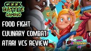 Food Fight Culinary Combat Atari VCS Review