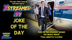 JOKE OF THE DAY: Commuter Edition