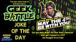 Joke of the Day: Star Wars Edition