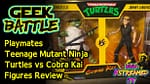 Teenage Mutant Ninja Turtles vs Cobra Kai Donatello vs Johnny Lawrence Playmates Action figure Review