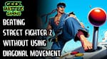Is It Possible to Beat Street Fighter 2 without Using Diagonals?